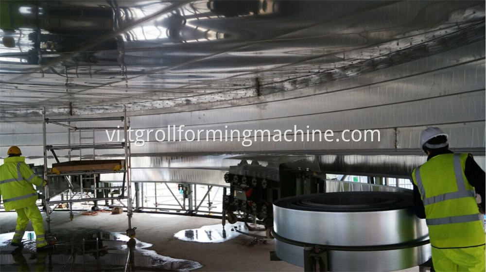 Rolling Sprial Steel Silo Forming Machine